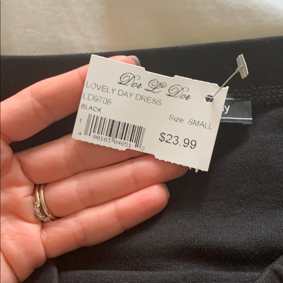 Tan and black bodycon dress - Picture 3 of 6